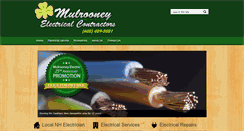 Desktop Screenshot of mulrooneyelectric.com